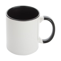 Mug bicolore en céramique 350ml pour marquage quadri picture