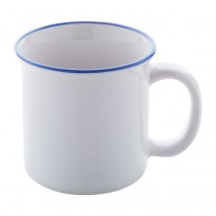 Mug vintage quadri en céramique 330ml picture