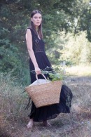 Panier tressé à la main