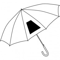Parapluie bois automatique à poignée col de cygne picture