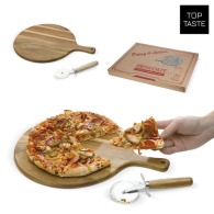 Planche à découper personnalisée avec couteau à pizza