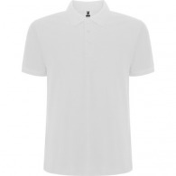Polo avec logo à manches courtes PEGASO PREMIUM (Blanc, Tailles enfants)