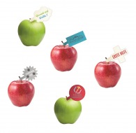 Pomme avec étiquette sur-mesure