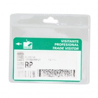 Porte badge personnalisable PVC horizontal