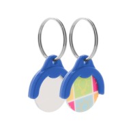 Porte-clés jeton de caddie avec impression quadri picture