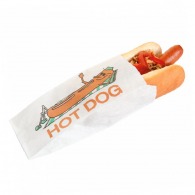 Sachet hot dog personnalisable 7x18cm (le mille)