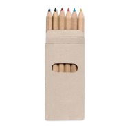 Set 6 crayons de couleur personnalisables