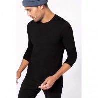 T-shirt col rond manches longues homme - kariban