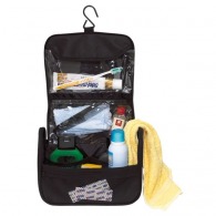 Trousse de toilette pliable 3 compartiments à suspendre Trousse de toilette pliable 3 compartiments à suspendre