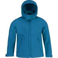 Veste Softshell promotionnelle capuche enfant - B&C