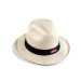 Chapeau paille blanche DOULOS, chapeau de paille publicitaire