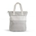 Sac shopping avec fond coton bio 220g, Sac shopping durable publicitaire