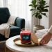 Bougie en jarre 430g 65H, Saint-Valentin publicitaire