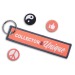 Porte-clés flamme breloque - logo sublimé cadeau d’entreprise