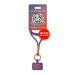 Lanyard avec squeezer élastique logo quadri transfert - made in europe cadeau d’entreprise