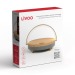 Enceinte LED chargeur induction rapide, lampe tactile publicitaire