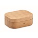 Écouteurs TWS étui en bambou - Jazz Bamboo, oreillette Bluetooth publicitaire