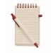 MITO SET - Carnet en carton de lait recyclé, carnet à spirales publicitaire