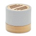 Haut-parleur bambou rPET, Enceinte en bois ou bambou publicitaire