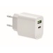 Miniature du produit Chargeur publicitaire 18W 2 ports, prise UE 0