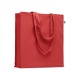 Grand sac shopping coloré en coton bio 220g/m², Sac shopping durable publicitaire