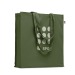 Grand sac shopping coloré en coton bio 220g/m², Sac shopping durable publicitaire