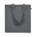 Grand sac shopping coloré en coton bio 220g/m², Sac shopping durable publicitaire
