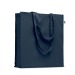 Grand sac shopping coloré en coton bio 220g/m², Sac shopping durable publicitaire