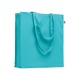 Grand sac shopping coloré en coton bio 220g/m², Sac shopping durable publicitaire