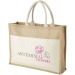 Sac shopping jute Mumbay 18L, Sac en toile de jute publicitaire