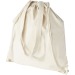 Sac à dos en coton 240g/m² avec cordon de serrage Eliza 6L, Made in France publicitaire
