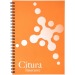 Cahier Desk-Mate® à spirales A4 avec couverture PP, cahier publicitaire