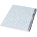 Cahier Desk-Mate® à spirales A5 avec couverture PP, cahier publicitaire