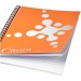 Cahier Desk-Mate® à spirales A5 avec couverture PP, cahier publicitaire