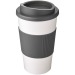 Gobelet isolant Americano® 350ml avec bandeau antidérapant, Mug de voyage isolant publicitaire