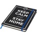 Carnet de notes M Noir, carnet avec stylo publicitaire