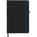 Carnet de notes M Noir, carnet avec stylo publicitaire