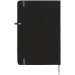 Carnet de notes M Noir, carnet avec stylo publicitaire