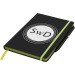 Carnet de notes M Noir Edge, carnet avec stylo publicitaire
