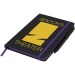 Carnet de notes M Noir Edge, carnet avec stylo publicitaire