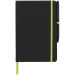 Carnet de notes M Noir Edge, carnet avec stylo publicitaire