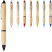 Stylo bille en bambou Nash, Stylo en bois ou bambou publicitaire