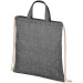 Sac à dos recyclé 210g/m² Pheebs avec cordon de serrage 6L, sac à dos léger à cordelettes publicitaire