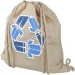 Sac à dos recyclé 210g/m² Pheebs avec cordon de serrage 6L, sac à dos léger à cordelettes publicitaire