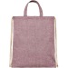 Sac à dos recyclé 210g/m² Pheebs avec cordon de serrage 6L, sac à dos léger à cordelettes publicitaire