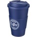 Gobelet isolant Americano® 350ml avec bandeau antidérapant et couvercle anti-fuite, Mug de voyage isolant publicitaire