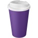 Gobelet Americano® Eco recyclé de 350ml avec couvercle anti-déversement, mug et gobelet à couvercle publicitaire