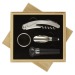 Coffret à vin 4 pièces Syrat, accessoire pour le vin, coffret sommelier et coffret vin publicitaire