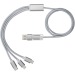 Câble de charge 5-en-1 Versatile, cable iphone ipad et mac publicitaire