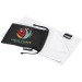 Serviette de sport rafraîchissante en PET recyclé Raquel avec pochette cadeau d’entreprise